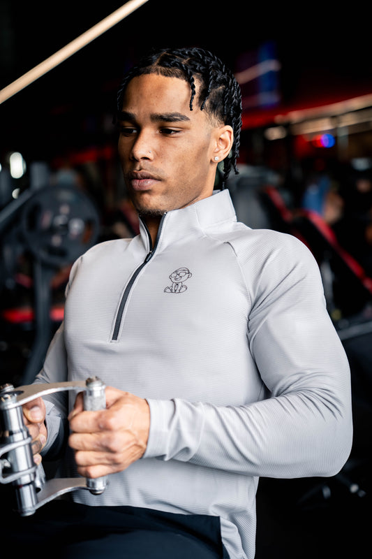 Quarter Zip - Grey