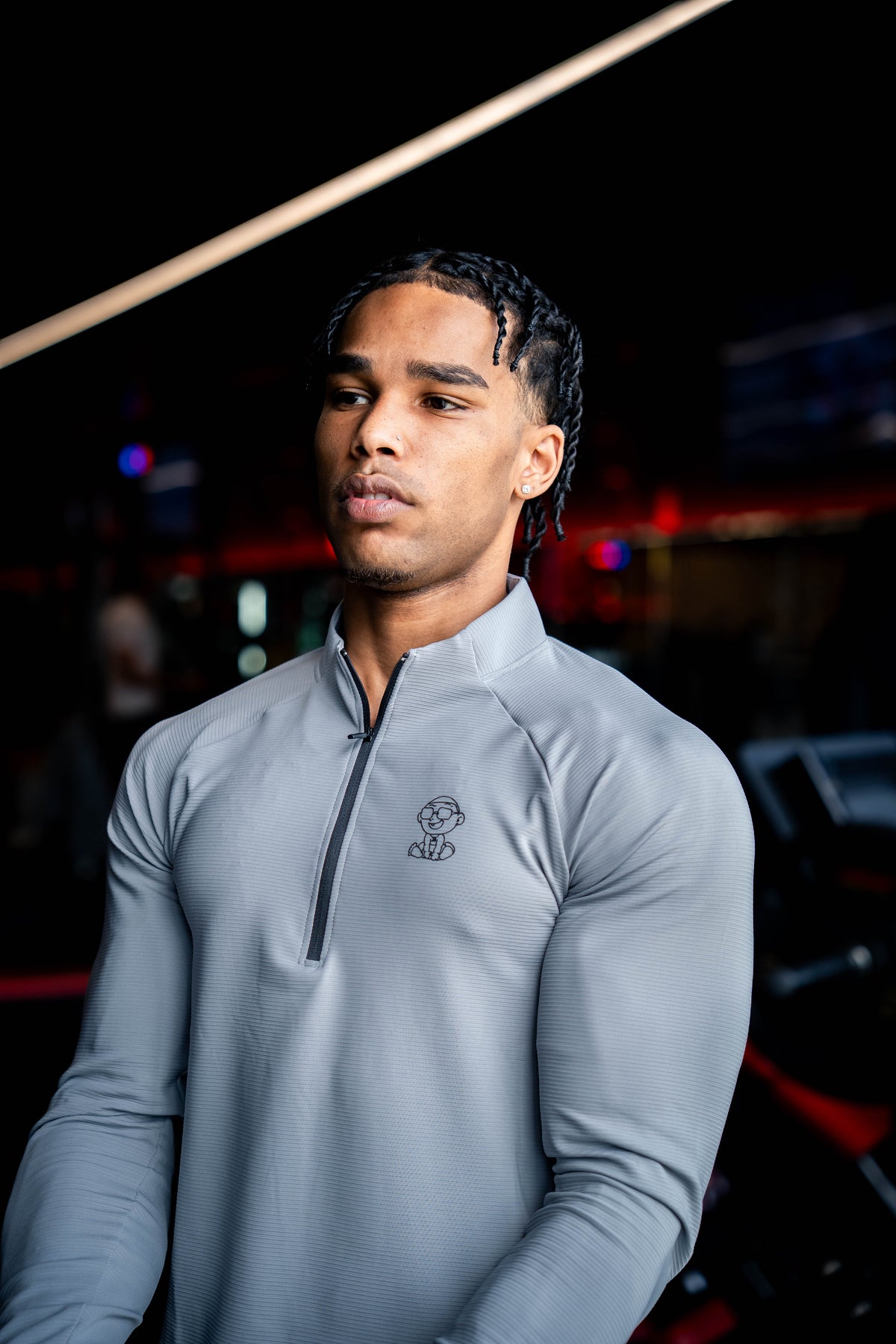 Quarter Zip - Grey