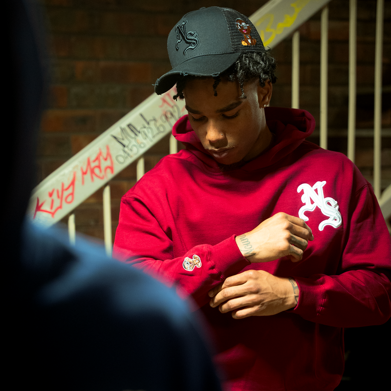 NS HOODIE (MAROON)